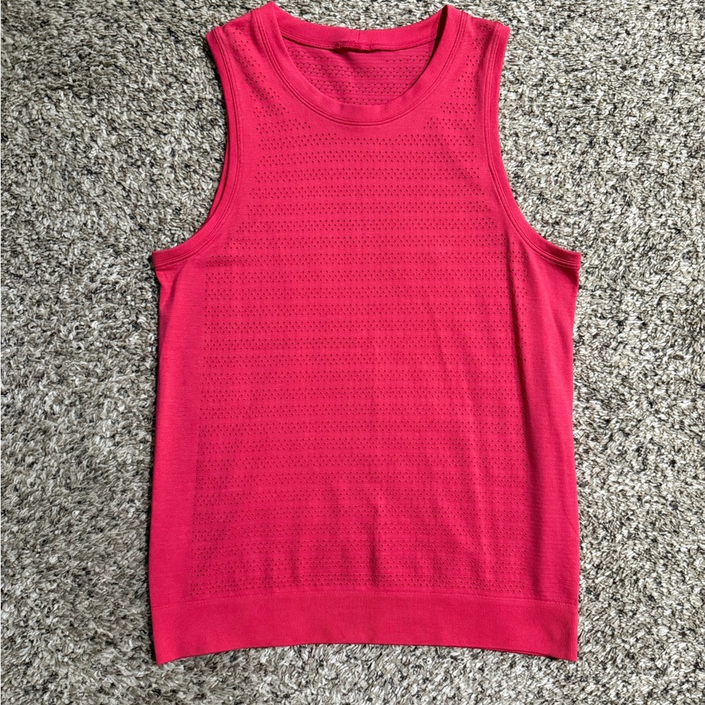 lululemon athletica Pink Sleeveless Tank Top